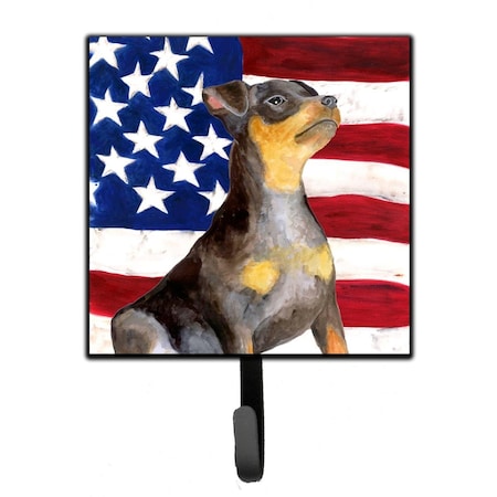 Carolines Treasures Miniature Pinscher No 2 Patriotic Leash or Key Holder BB9724SH4